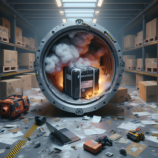 Close Call at Cargo Facility: Smoking Package Prompts Emergency Response