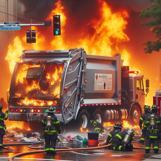 Daring Rescue from Flaming Electric Truck Highlights Safety Needs