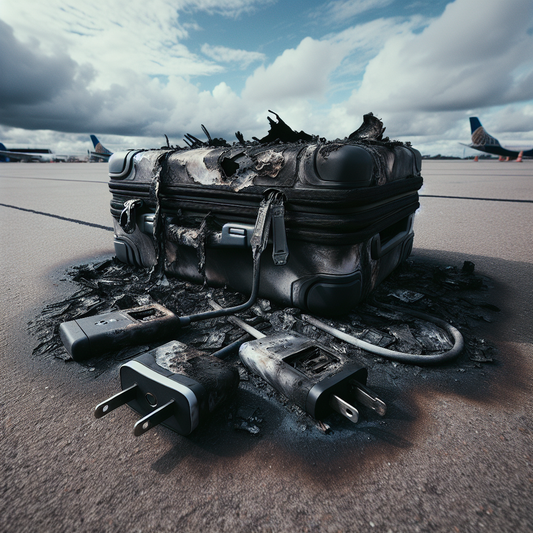 Unplanned Fireworks: Luggage Inferno Averted at Columbus Airport