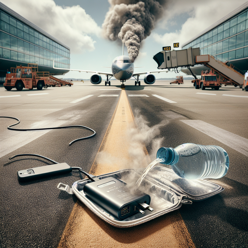 Breaking News: LAX Flight Evacuated After Onboard Fire Scare with Portable Charger