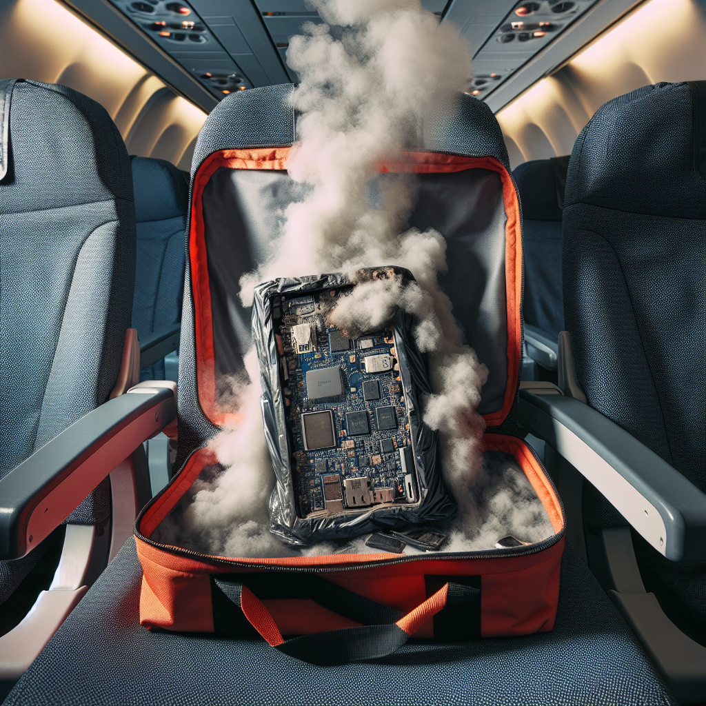 High-Altitude Scare: Electronic Device Emits Smoke on United Flight