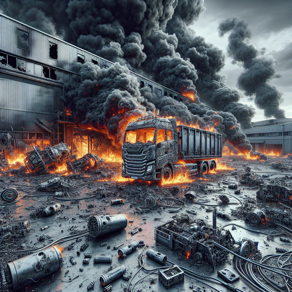 Devastation Strikes Electric Truck Factory: A Call to Action for Enhanced Fire Safety