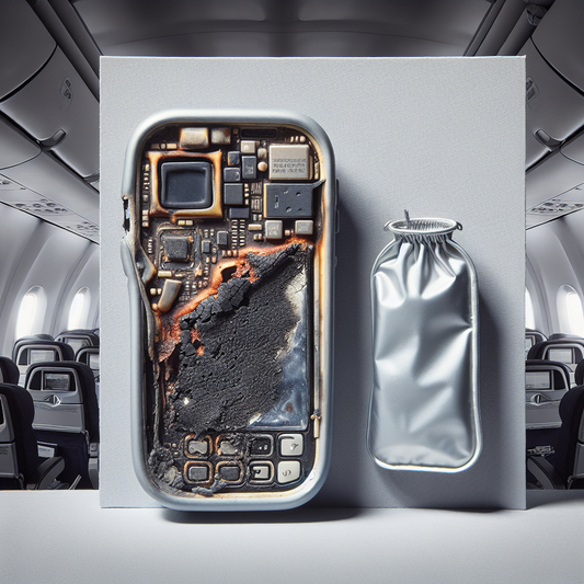 Miraculous Escape: In-Flight Phone Fire Narrowly Averted