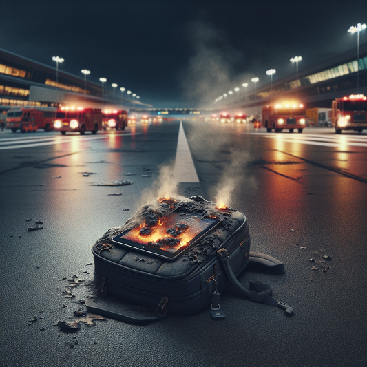 Dramatic Close Call at MDW Airport As Backpack Bursts into Flames During Boarding