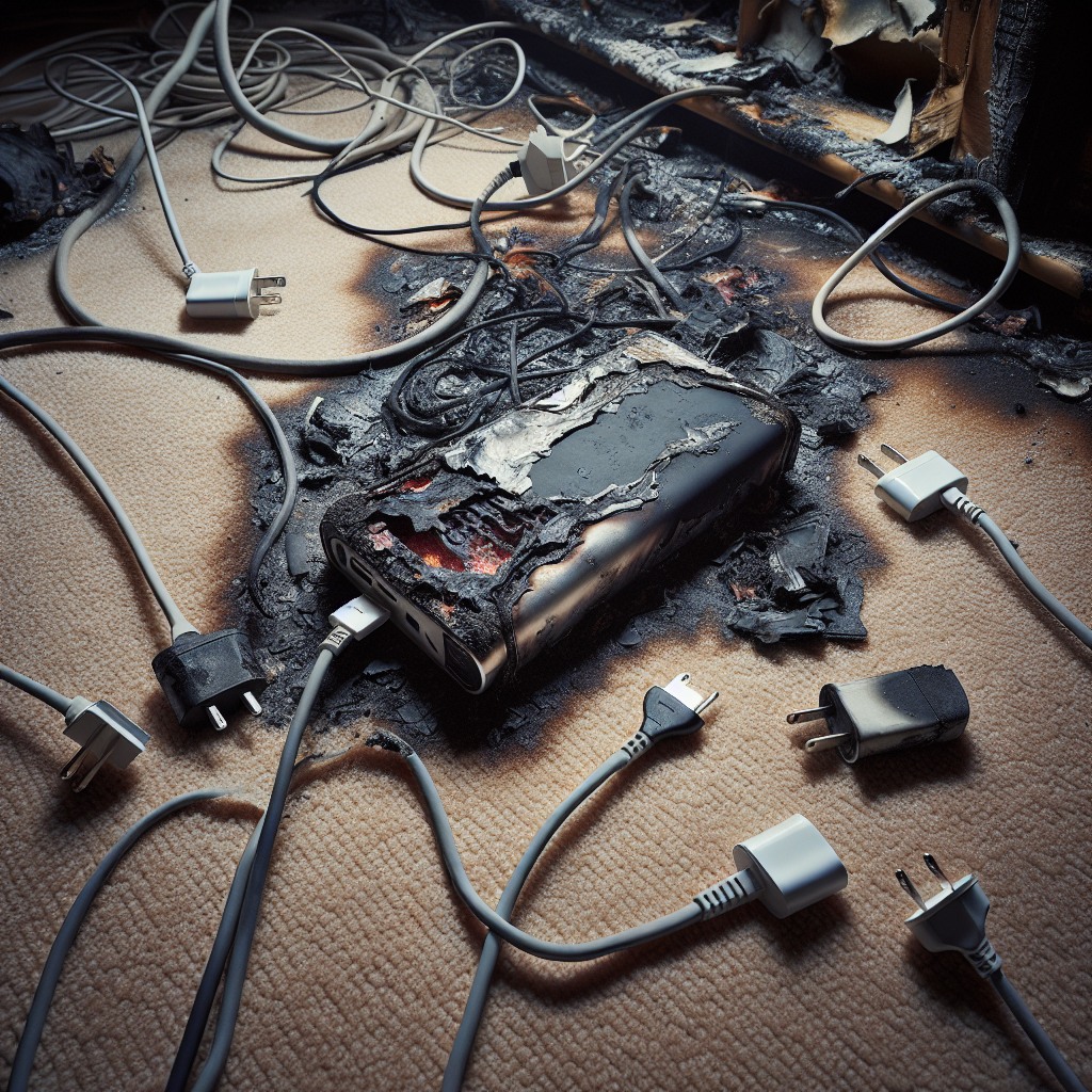 Tragedy Averted: Penn Forest Resident Injured as Lithium Battery Ignites