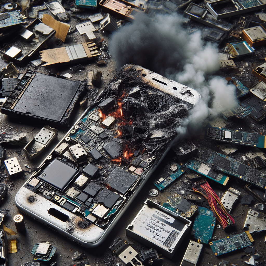 Chaos Averted: Commuter Miraculously Escapes Smartphone Inferno
