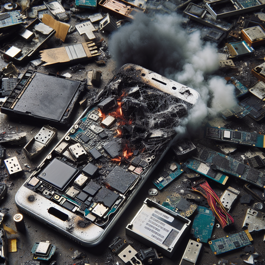 Chaos Averted: Commuter Miraculously Escapes Smartphone Inferno