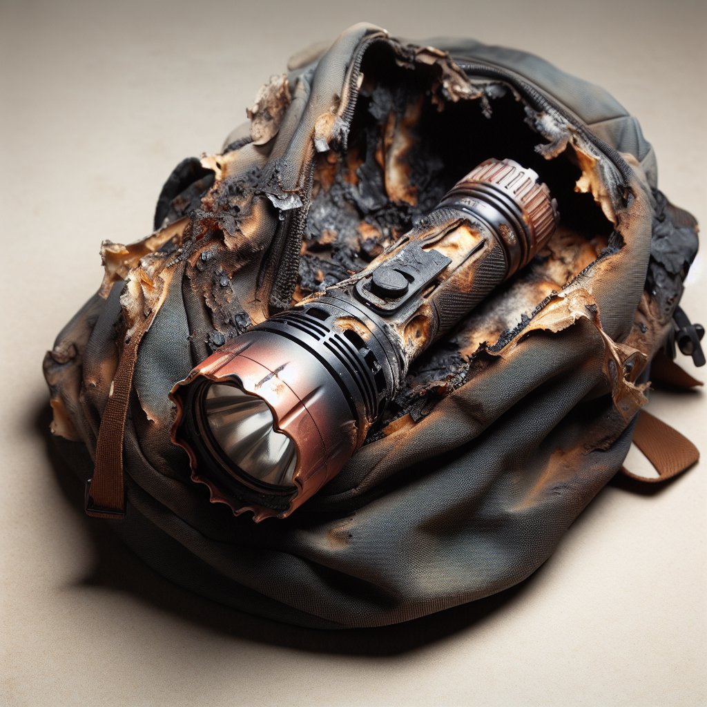 Flashlight Fire Scare at Memphis Airport Gate