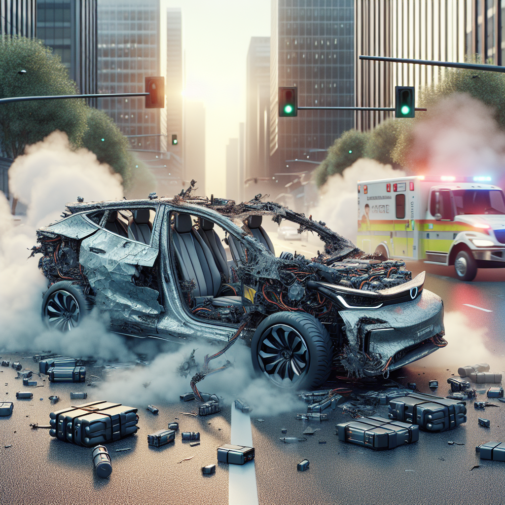 Explosion of a Hybrid Vehicle Highlights the Risks of Lithium-Ion Batteries