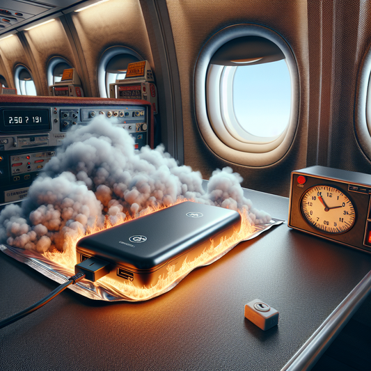 High-Tech Hazard Averted: Overheating Battery Causes Alarm Aboard Flight