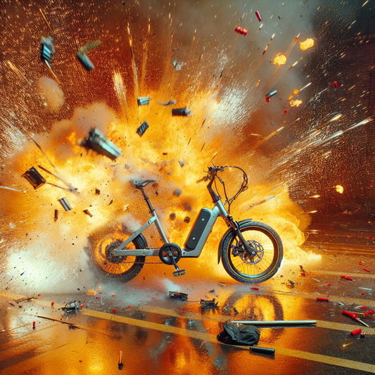 Miraculous Escape: E-Bike Reignites with Explosive Fury