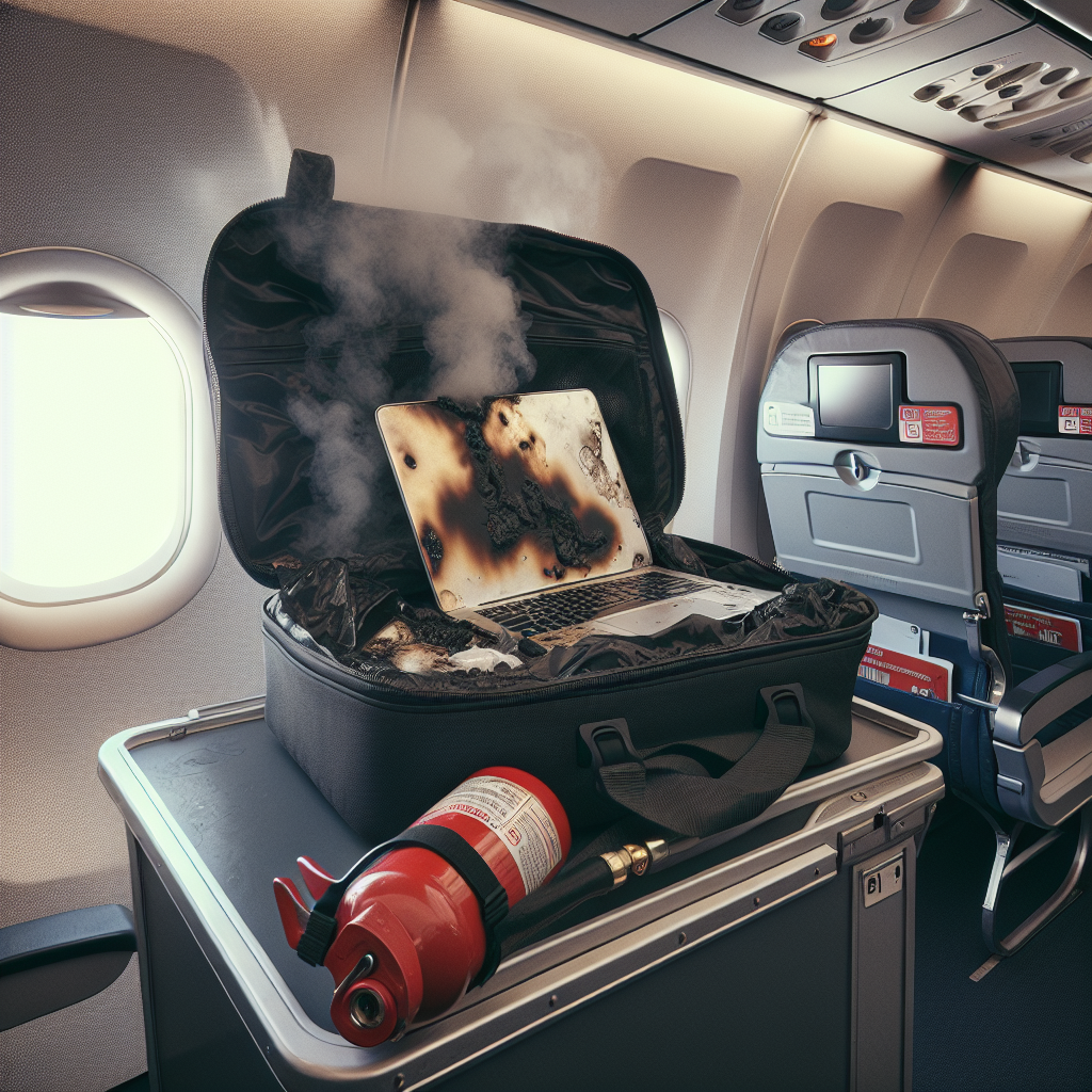 Mid-Air Scare: Laptop Ignites on Transatlantic Flight