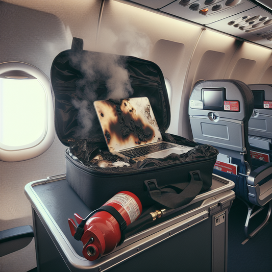 Mid-Air Scare: Laptop Ignites on Transatlantic Flight