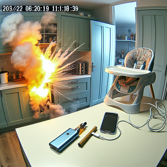 Chilling Home Explosion Caught on Camera: A Lesson in Electronic Device Safety