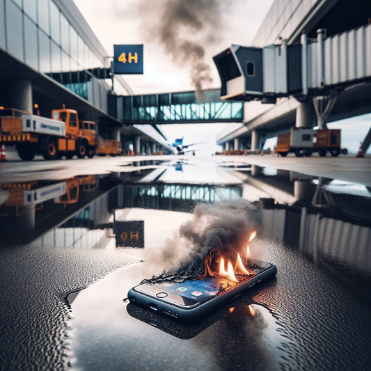 Close Call at Las Vegas Airport as Phone Overheats During Boarding