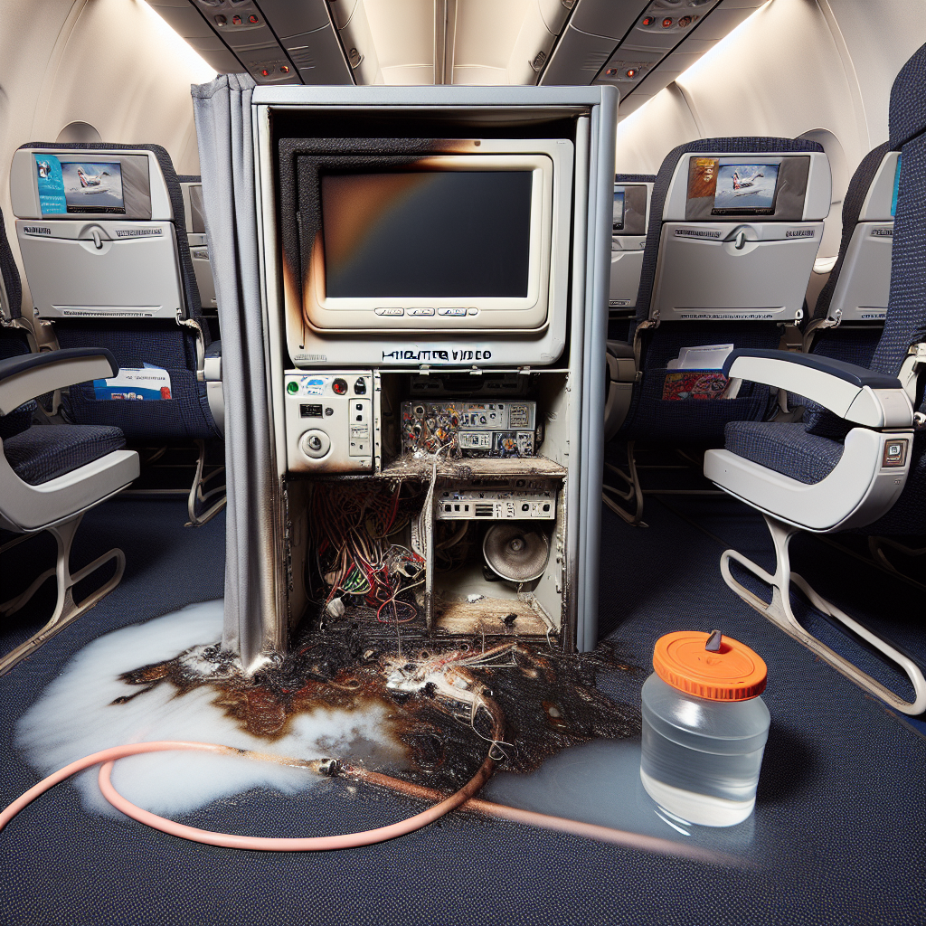 Mid-Air Scare: Entertainment Device Sparks Emergency on United Flight