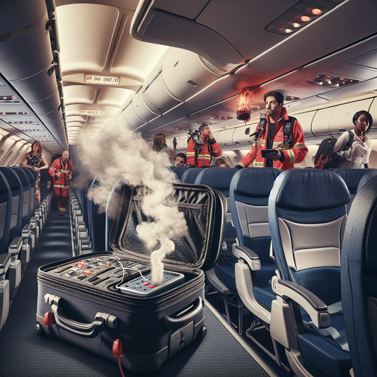 Daring Escape from Device Fire Aboard Skymark Flight