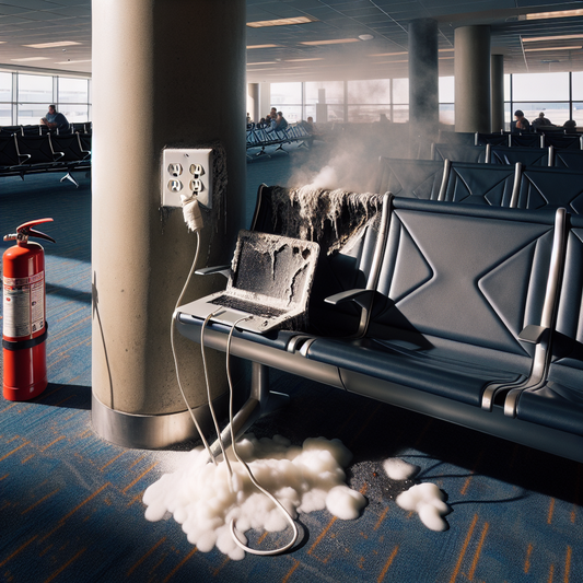 Passenger's Laptop Ignites at Airport, Prompting Urgency in Fire Safety Innovations