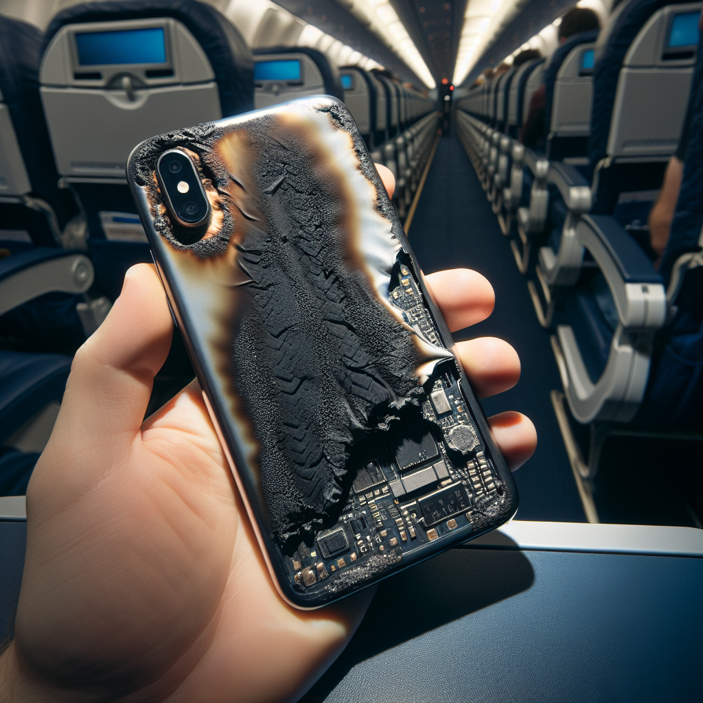 Mid-Flight Scare as Smartphone Overheats on SkyWest Airlines