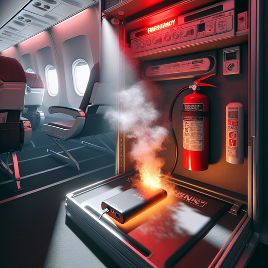 Mid-Air Scare as Power Bank Ignites