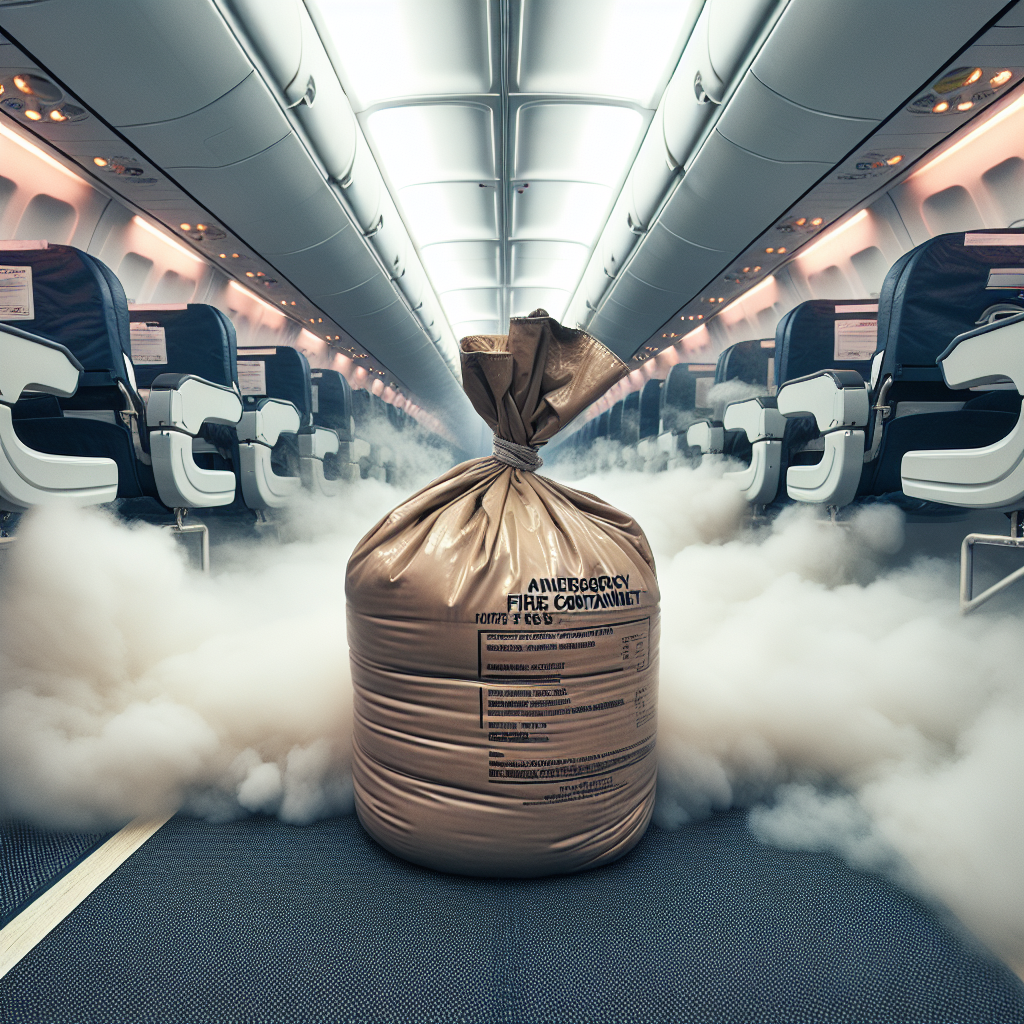 Mid-Air Scare: Lithium-ion Battery Ignites During Boarding Process