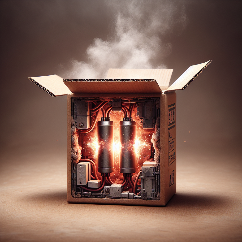 Close Call at Delivery Facility as Smoking Package Sparks Alert