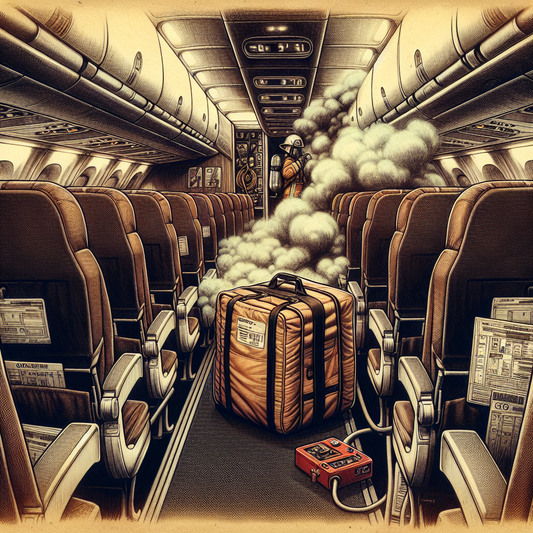 Mid-Air Scare: Flight Diverts as Passenger’s Bag Erupts in Smoke