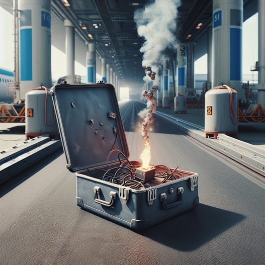 Tense Moments as Smoke Emanates from Passenger Baggage at Tampa Airport