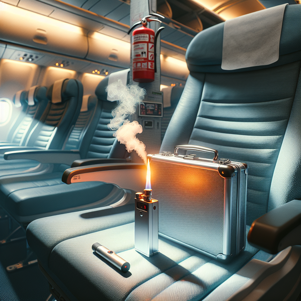 Battery Blaze on Board: A Close Call at the Gate