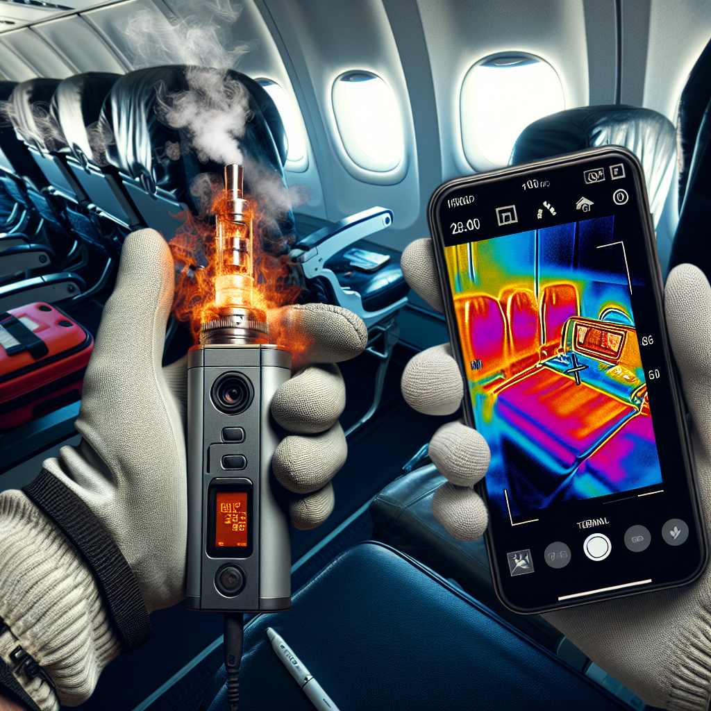 High-Flying Scare: Overheating E-Cigarette Necessitates Emergency Landing