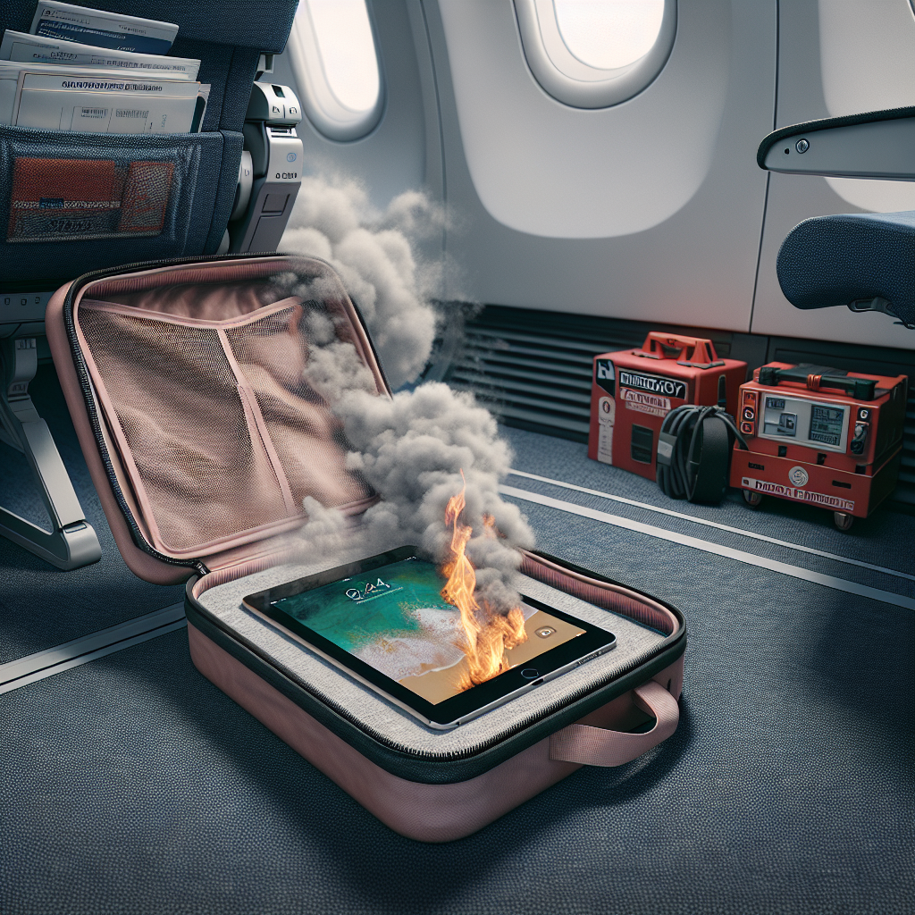 Midair Scare: Passenger's Device Overheats on Transpacific Flight