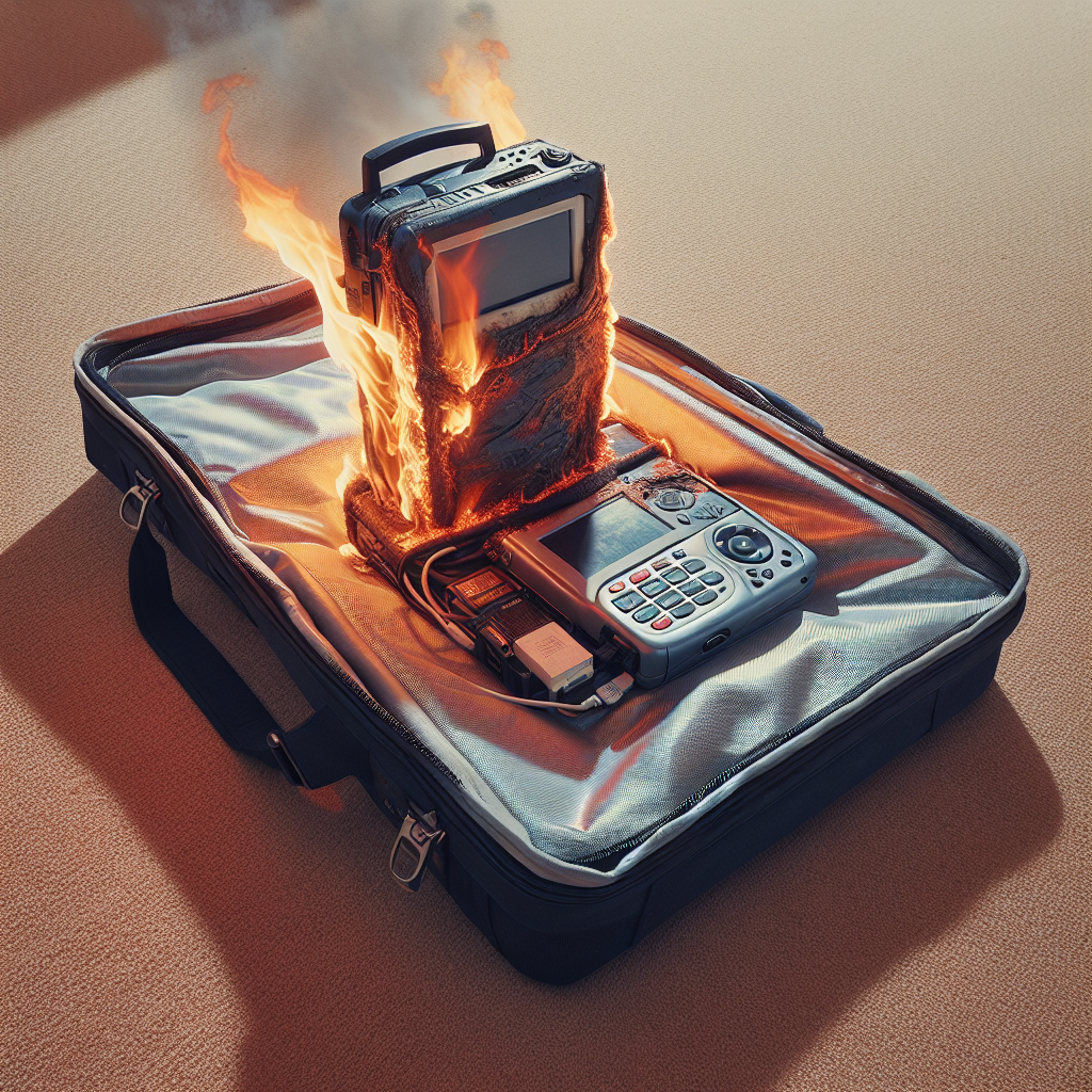 Sky-High Fright: Overheating Device Causes Mid-Air Emergency