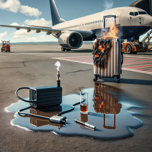 Close Call: E-Cigarette Ignites Mid-Flight, Prompting Emergency Response