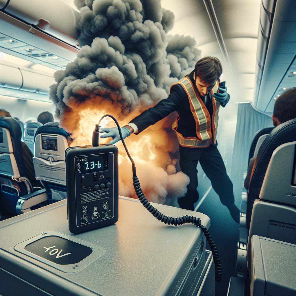 Mid-Air Scare: Overheating Battery Charger Causes Emergency Response on Flight to Seattle