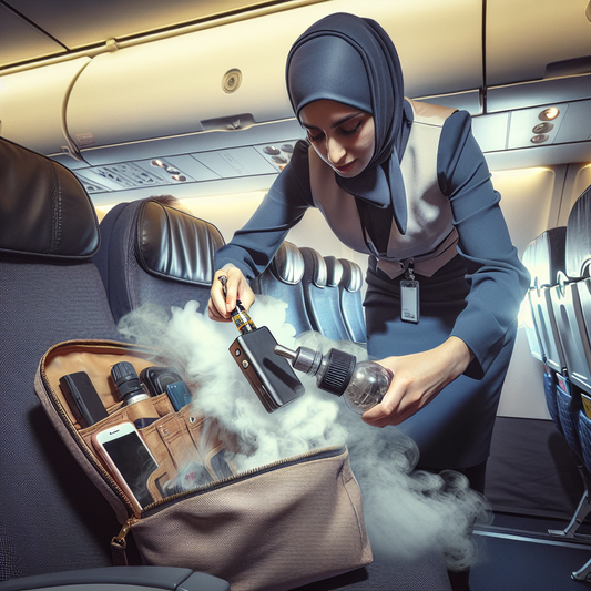 Mid-Air Crisis Averted: Overheating E-Cigarette Causes Alarm