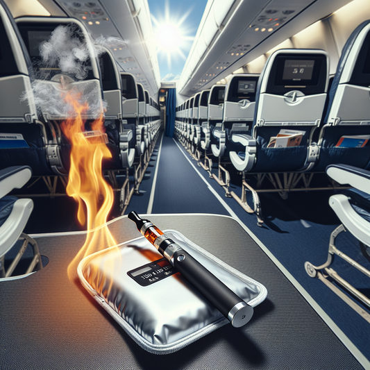 Chilling Close Call: Overheating E-Cigarette Forces Plane to Return to Gate