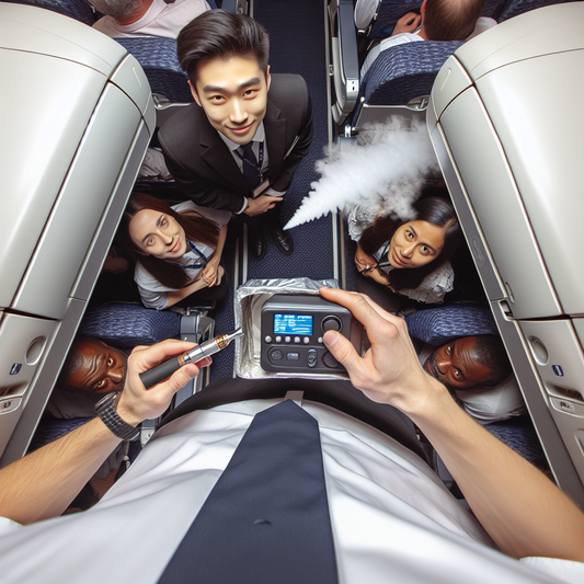 Aerial Scare: E-Cigarette Sparks Mid-Flight Emergency