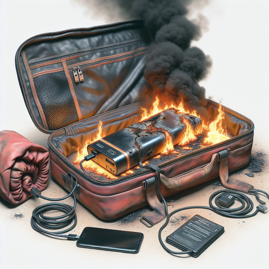 Mid-Air Scare as Power Bank Ignites on International Flight