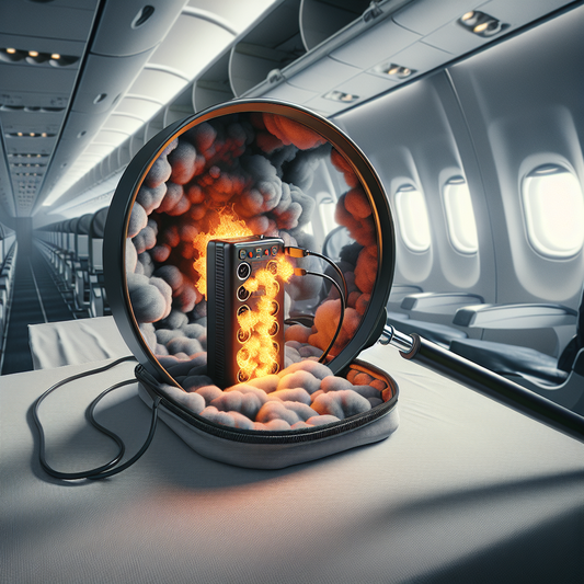 Mid-Air Scare: Overheating Power Bank Causes Panic Onboard