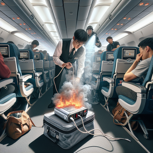 Mid-Air Scare: Portable Charger Goes Awry on Commercial Flight