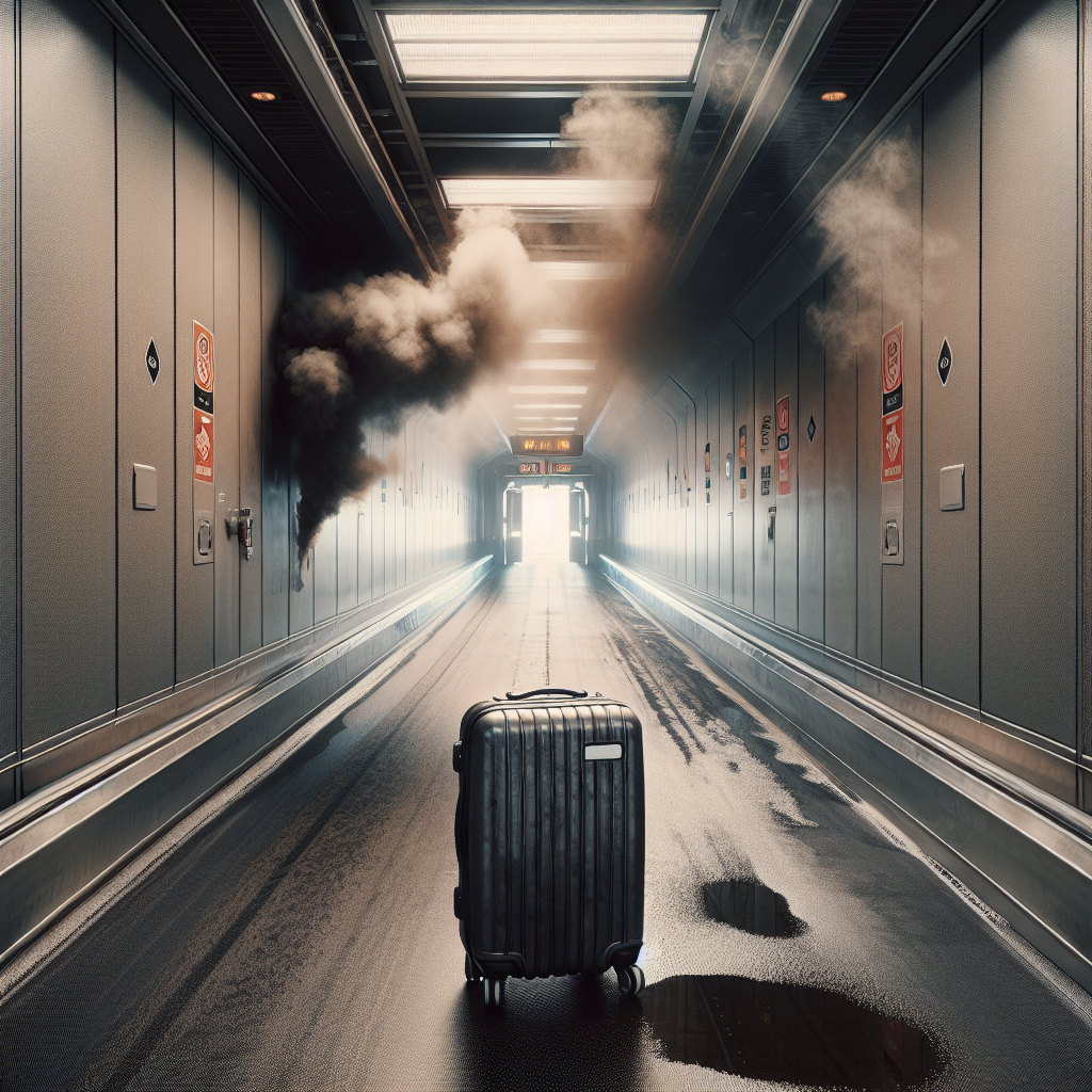 Close Call: Overheating Battery Causes Scare During Deplaning