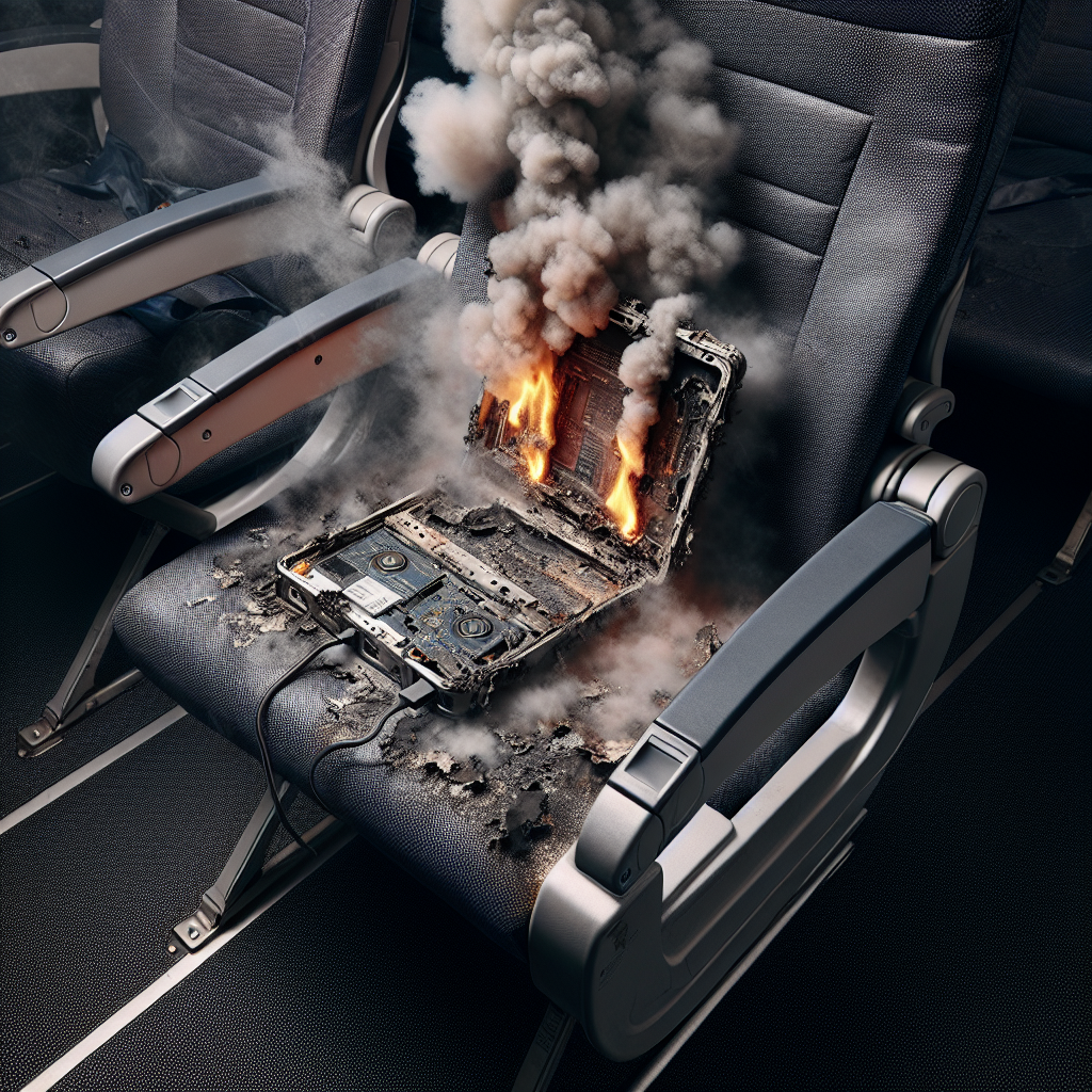 Mid-Air Scare as Personal Device Catches Fire on United Airlines Flight