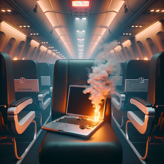 Tense Moments Sky-High as Laptop Ignites Aboard Passenger Flight