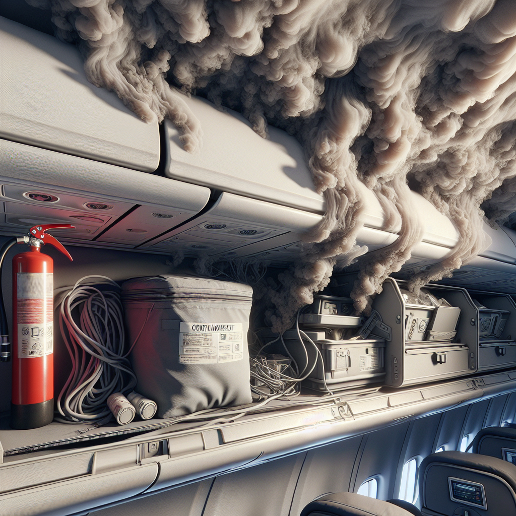 Mid-Air Scare: Battery Pack Ignition Averted on Holiday Flight