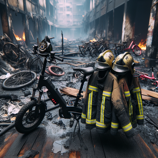 Brave Firefighters Injured Battling E-Bike Shop Blaze in Queens