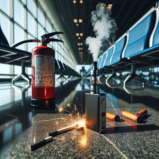 Close Call at the Airport: Passenger's E-Cigarette Causes Scare