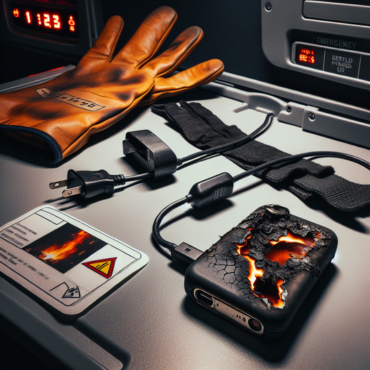 Mid-Air Scare: Passenger's Device Catches Fire Onboard