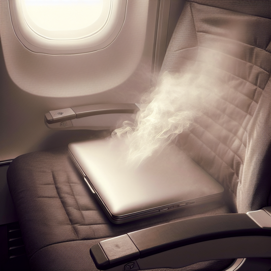 Close Call in the Cabin: Overheating Laptop Causes Alarm