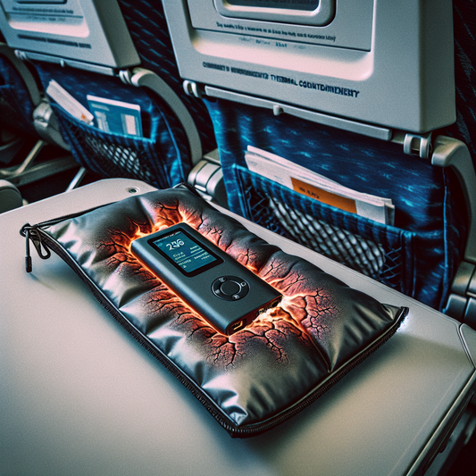 Mid-Air Fright: Overheating Device Sparks Emergency Protocol