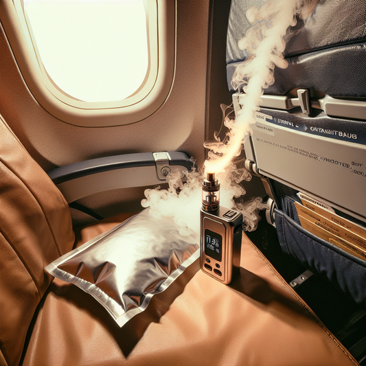 Mid-Air Scare: Overheating Vape Device on Board Flight Diverted to Safety